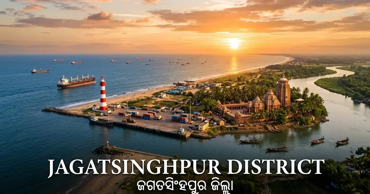 Featured image for Jagatsinghpur District: History, Paradip Port, Sarala Temple & Guide