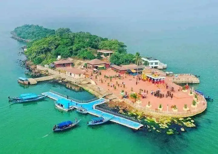 Kalijai Temple Chilika Lake - Asia's Largest Brackish Water Lagoon