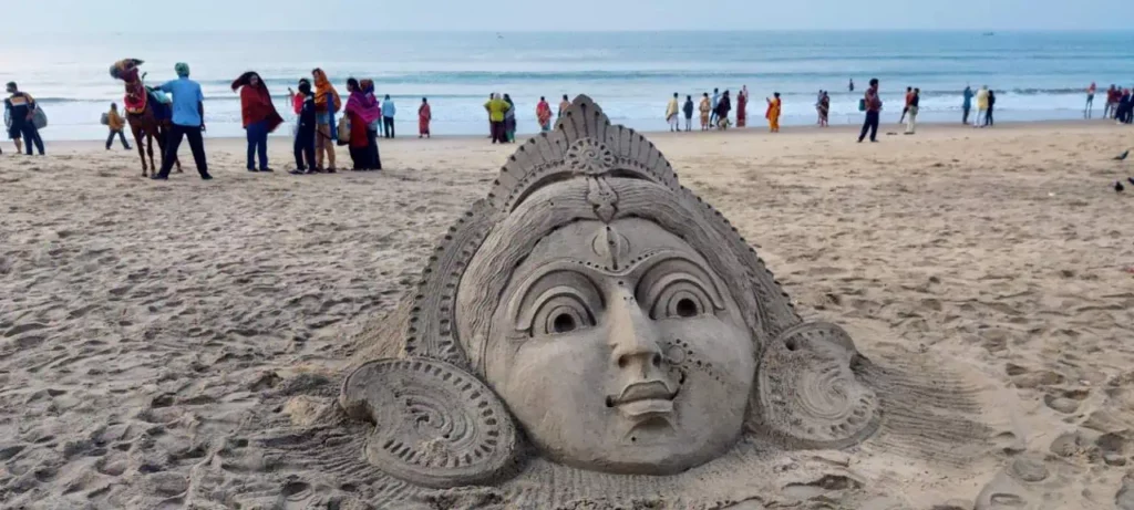 Sand Art at Puri Beach