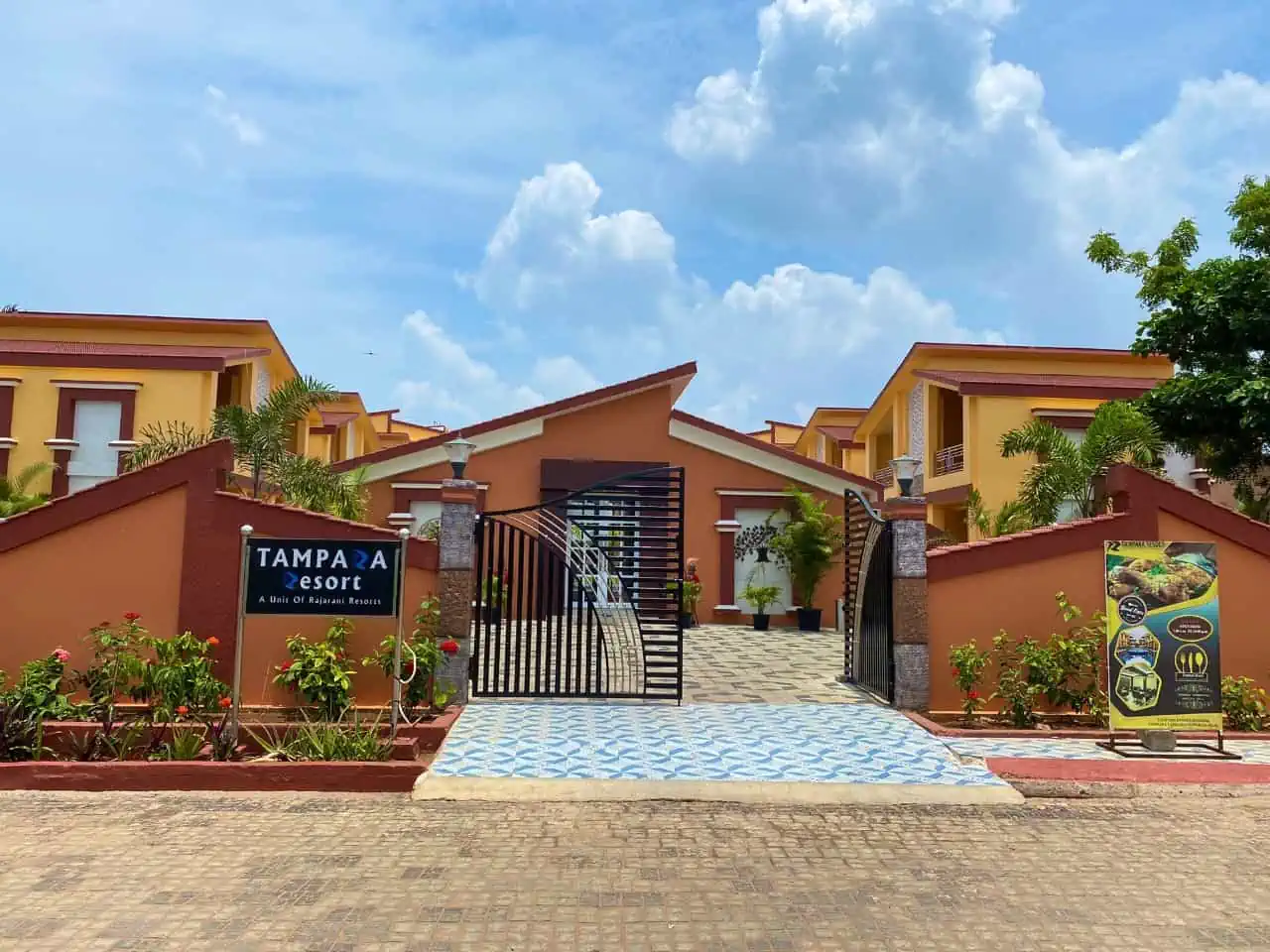 The beautiful Tampara Resort, providing luxurious lakeside accommodation for a comfortable stay.
