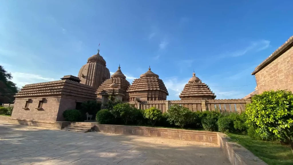 The Tara Tarini temple complex sits on the green Kumari Hills