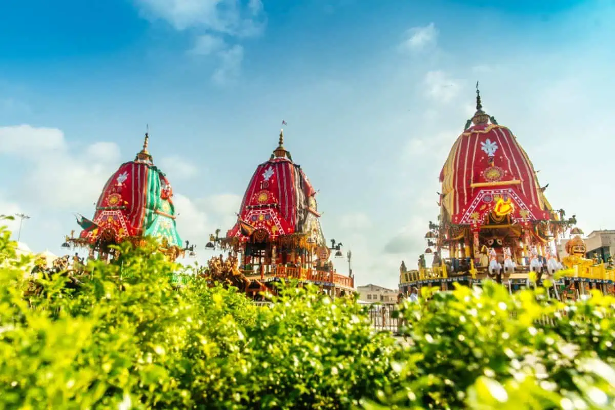 Chariots in Jagannath Rath Yatra