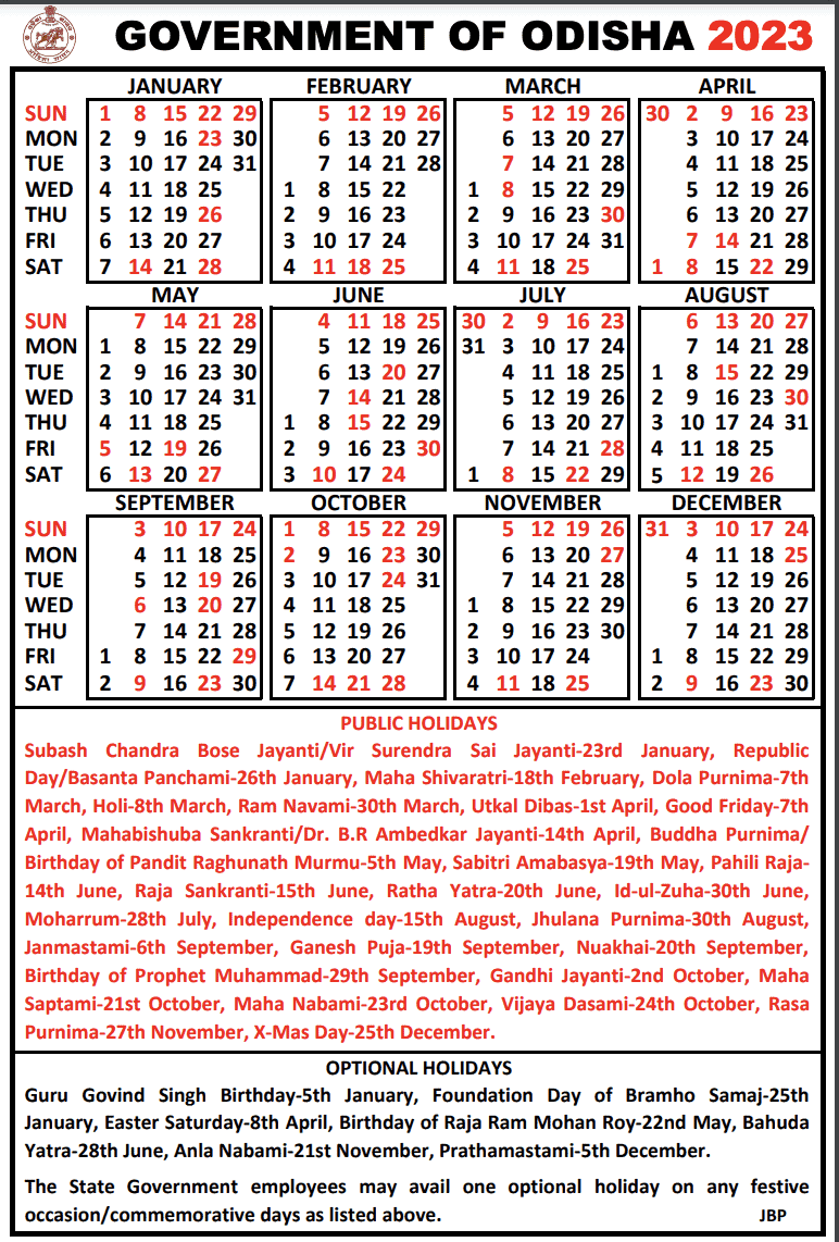 Odisha Holidays List For 2024 Odisha Calendar, Public Holiday, School