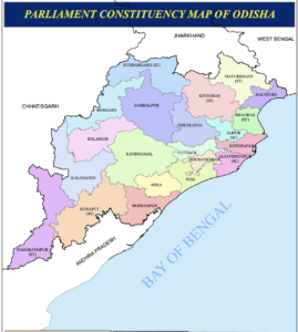 Parliament Constituency Map Odisha 269x300 