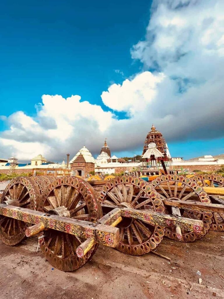 Rath Yatra building of chariots