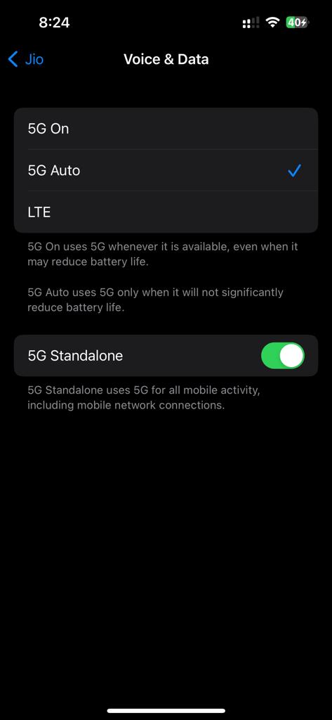 Enable Jio 5g on Apple iPhone