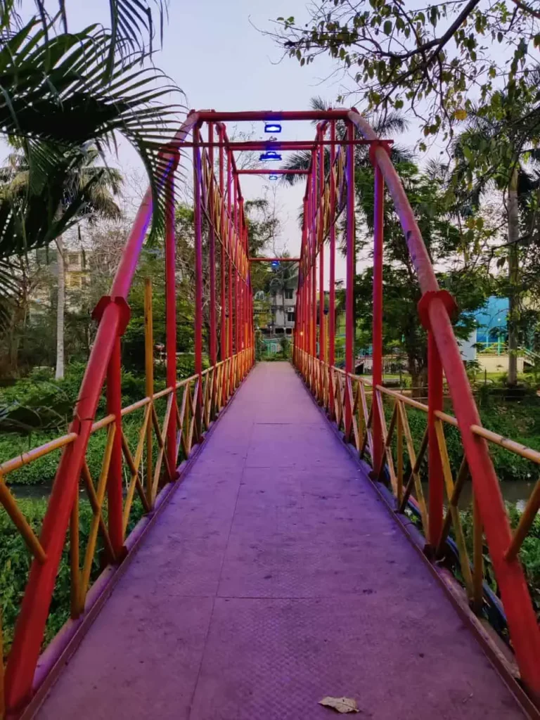 Nicco Park Bhubaneswar walk bridge