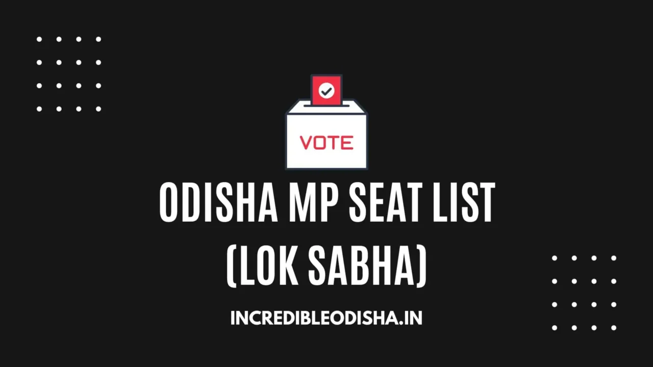 Odisha MP Seat List (Lok Sabha), Member of Parliament Name, Party and Constituency Details