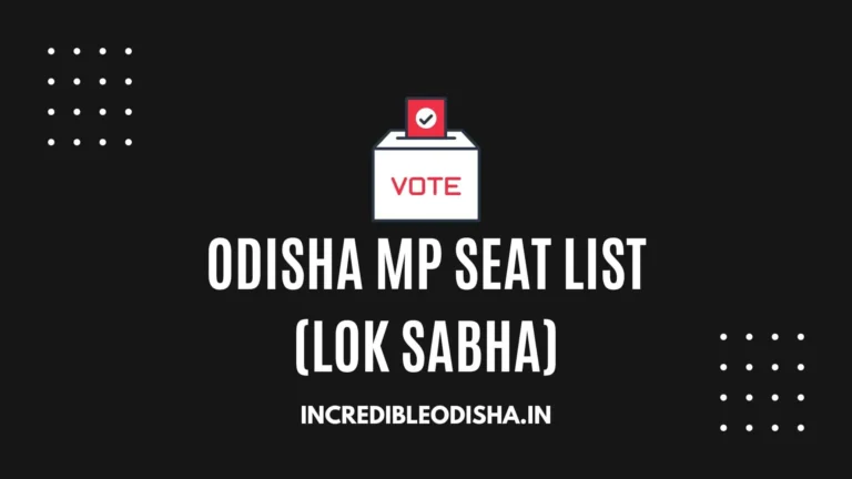 Odisha MP Seat List (Lok Sabha): Member of Parliament Name, Party and Constituency Details